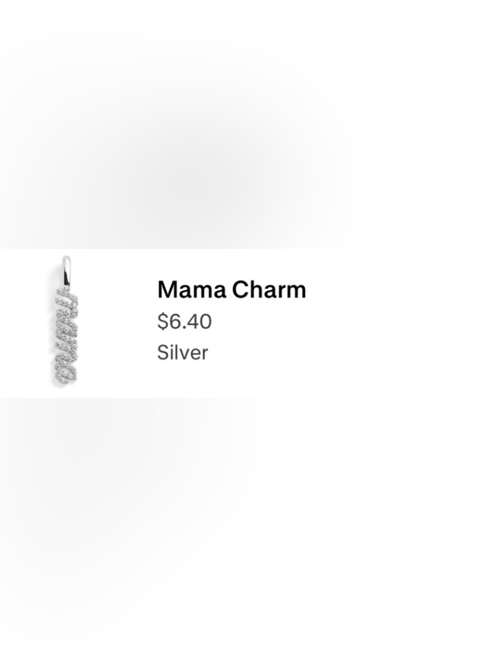 Wear Felicity - Mama Charm Silver Bracelet Charm